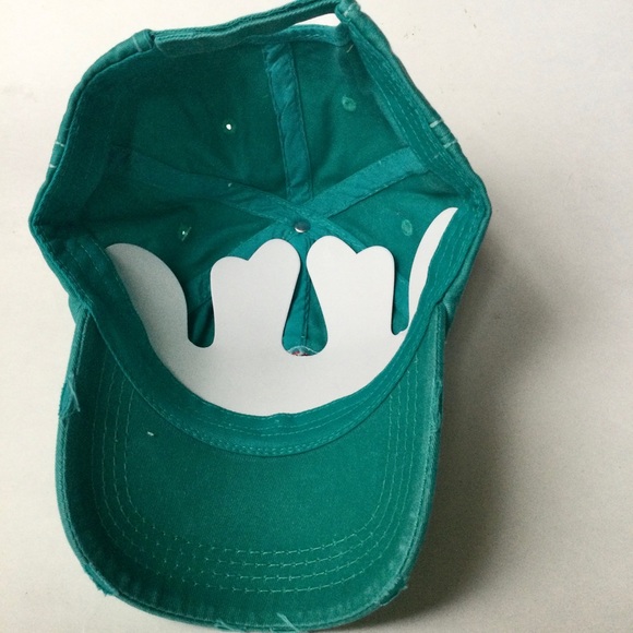 Blessed Teal Distressed Cap NEW - Picture 3 of 4